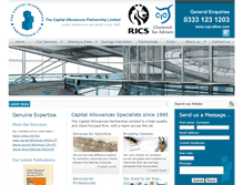 Tablet Screenshot of cap-allow.com